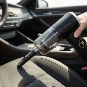 Parlak Oto Pro-X: Yüksek Emiş Güçlü Kablosuz Araç İçi Detay Süpürgesi (2 Başlık + Yıkanabilir Filtre)